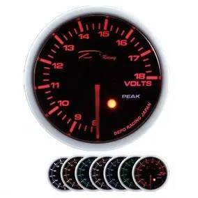 Přídavný budík DEPO SKPK 52 mm - Voltmetr Koupit Online